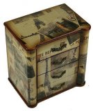 Шкатулка в 4 яруса "Мировая пресса", 18*17*8см