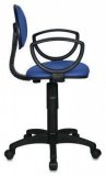 Кресло компьютерное синее Бюрократ CH-213AXN/15-10