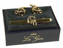 Подарочный набор LA GEER 140521 (заколка для галстука, запонки) 7*3*10см