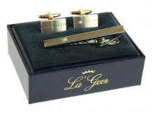 Подарочный набор LA GEER 140511 (заколка для галстука, запонки) 7*3*10см