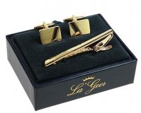 Подарочный набор LA GEER 140514 (заколка для галстука, запонки) 7*3*10см
