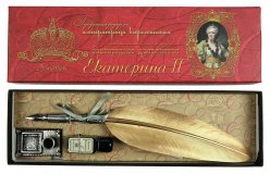 Подарочный набор для письма "Екатерина II" 38549, 27*9*4см