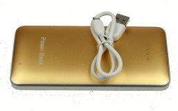 Портативное зарядное устройство 199107 10000mah 13*6*1см, золото
