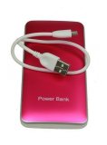 Портативное зарядное устройство 199108 10000mah 13*7*1см, розовое