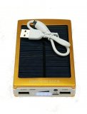 Портативное ЗУ с фонариком 199112 8000mah, солнечная батарея