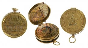 Подарочные солнечные часы с компасом 35811, 8*7*2см