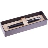 Ручка перьевая "IM Premium Matte Black CT" корпус черный/хром, подарочная упаковка