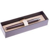 Ручка перьевая "IM Premium Metallic Brown CT" корпус коричневый/хром, подарочная упаковка