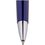 Ручка шариковая "Velvet Premium" синяя, 0,7мм, корпус синий, механизм поворотный, инд. упак.