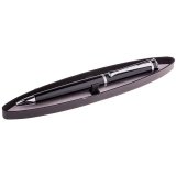 Ручка шариковая "Velvet Premium" синяя, 0,7мм, корпус черный, механизм поворотный, инд. упак.