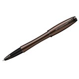 Ручка-роллер "Urban Premium Metallic Brown CT" черная, 0,5мм, подарочная упаковка