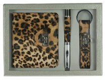 Подарочный набор: бумажник, ручка, брелок 21*16*4см