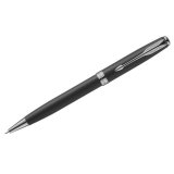 Ручка шариковая "Sonnet Secret Black Shell", черная, 1мм, корпус черный/хром , поворотн, подаруп