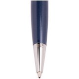 Ручка шариковая "Sonnet Secret Blue Shell", черная, 1мм, корпус синий лак/хром, поворотн, подаруп