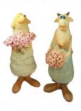 Фигурка декоративная "Овечка/Коровка" 6*9*24см