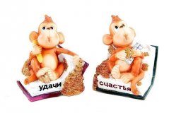 Фигурка декоративная "Обезьянка" 8*7*10см