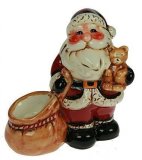 Подсвечник "Дед Мороз с подарками" 11*7*11см
