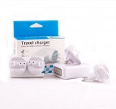 Адаптер универсальный, 4 USB порта 6*3*8см